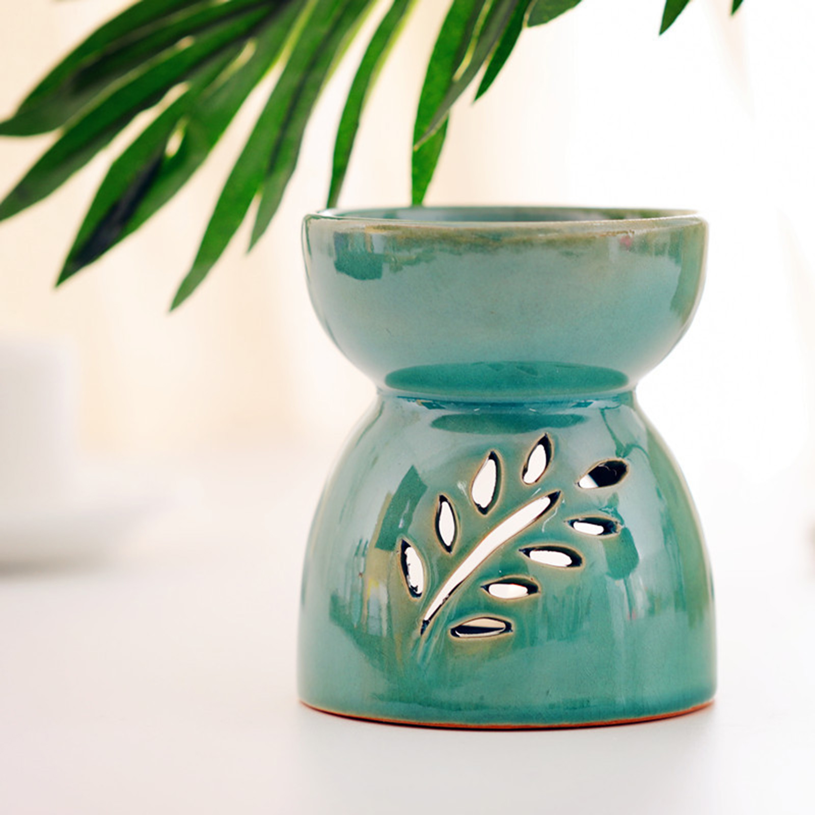 Home Fragrance Oils For Oil Burners - Porte-bougie chauffe-plat en céramique pour Eva