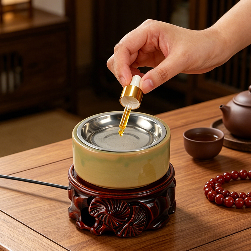 Home Fragrance Oils For Oil Burners - Brûleur d'encens électronique en céramique avec
