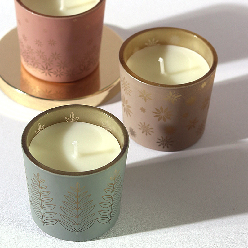 Home Fragrance Flowers - Bougies en céramique colorées, parfum créatif