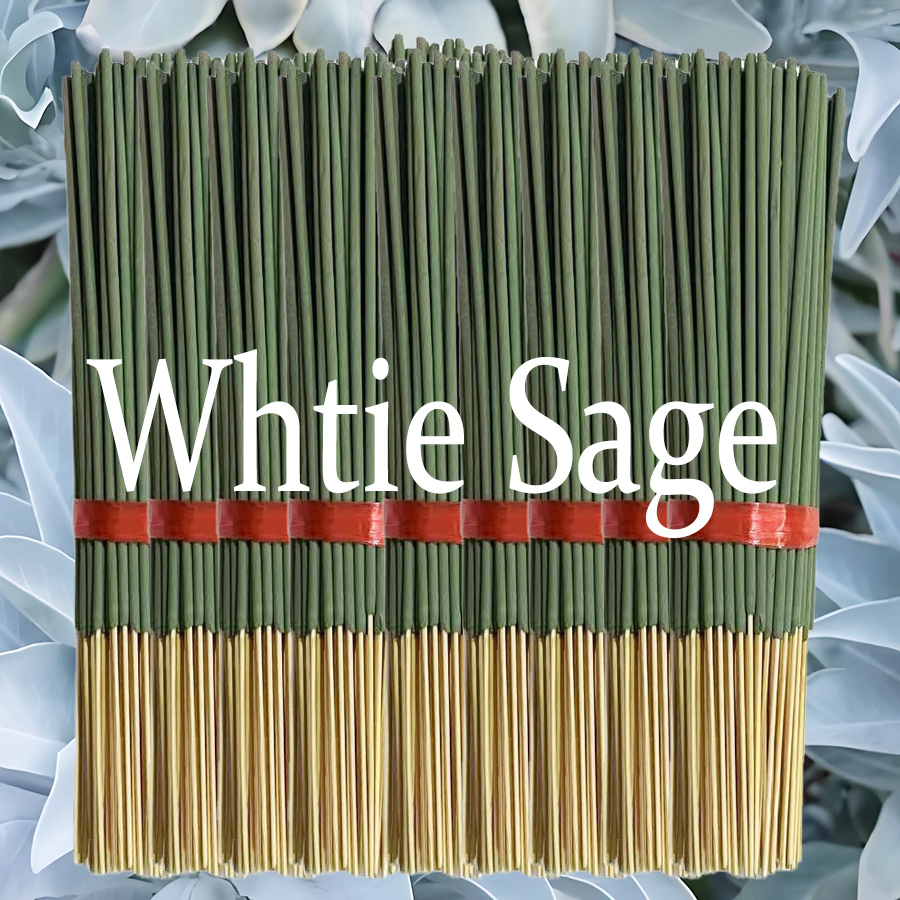 Quality Home Fragrance - Bâtonnets d'encens de sauge blanche de