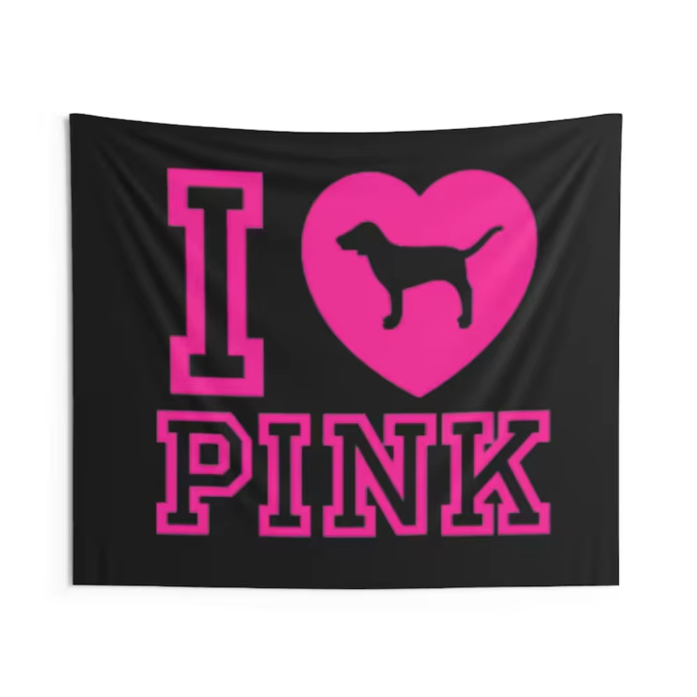 Home Fragrance Victoria Secret - Tapisserie murale McBling Y2K I Love