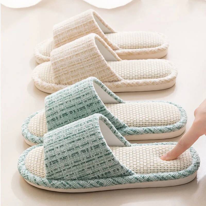 Home Fragrance Linen - Chaussons pour femmes été nouvelles pantoufles