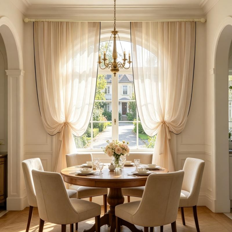 Home Fragrance Linen - Voilages en gaze de lin à