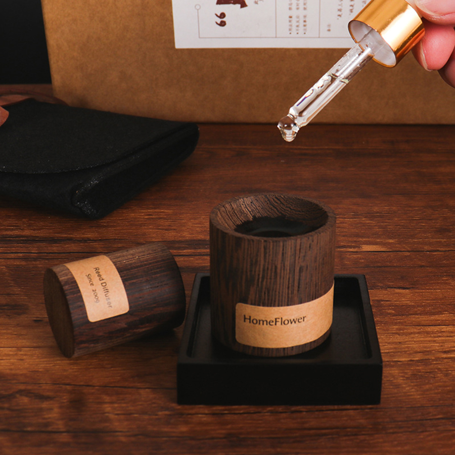 Home Fragrance Diffuser Oil - Diffuseur d'huiles essentielles de noix noire,