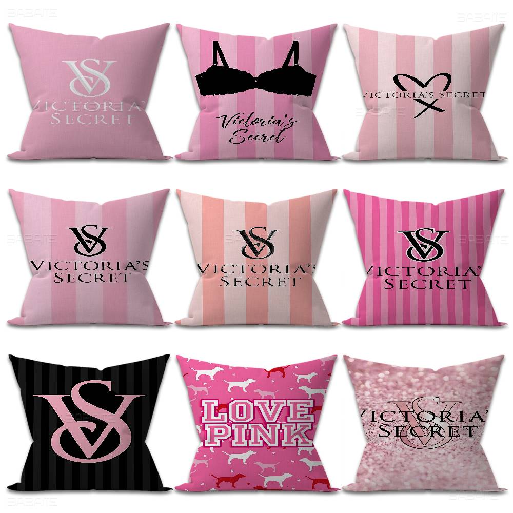 Home Fragrance Victoria Secret - Housse de coussin V-Victorias-Fashion-S-Secret, cadeau, décoration