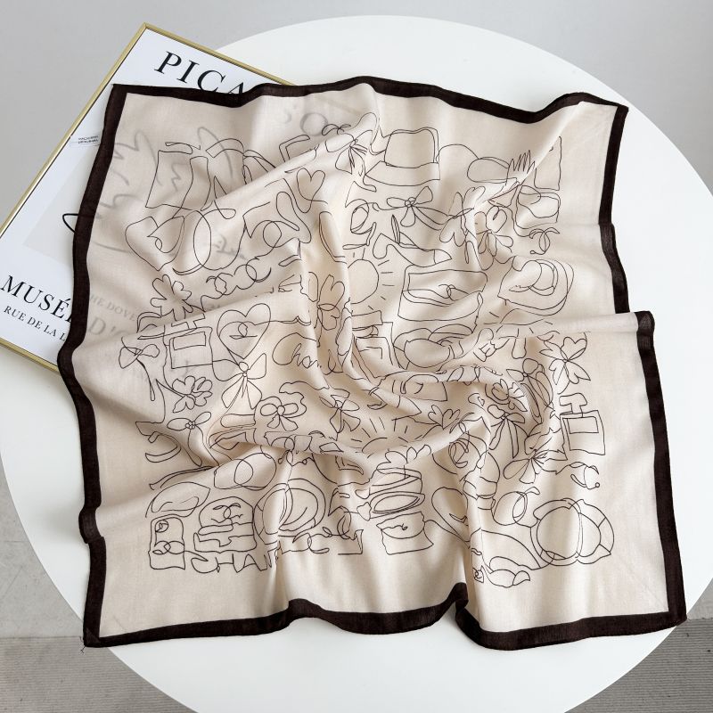 Nouvelle Écharpe en Soie Velou - Home Fragrance Linen avis et prix