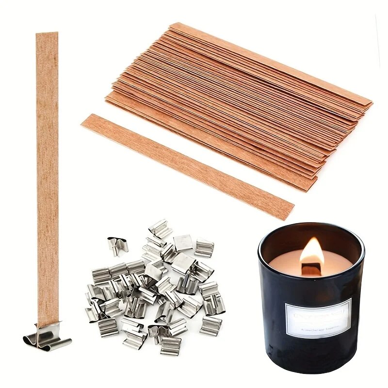 Mèche de bougie en bois de hau - Wooden Wick Candle avis et prix