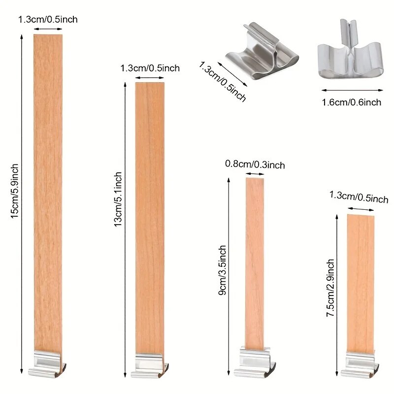 Mèche de bougie en bois de hau - Wooden Wick Candle avis et prix