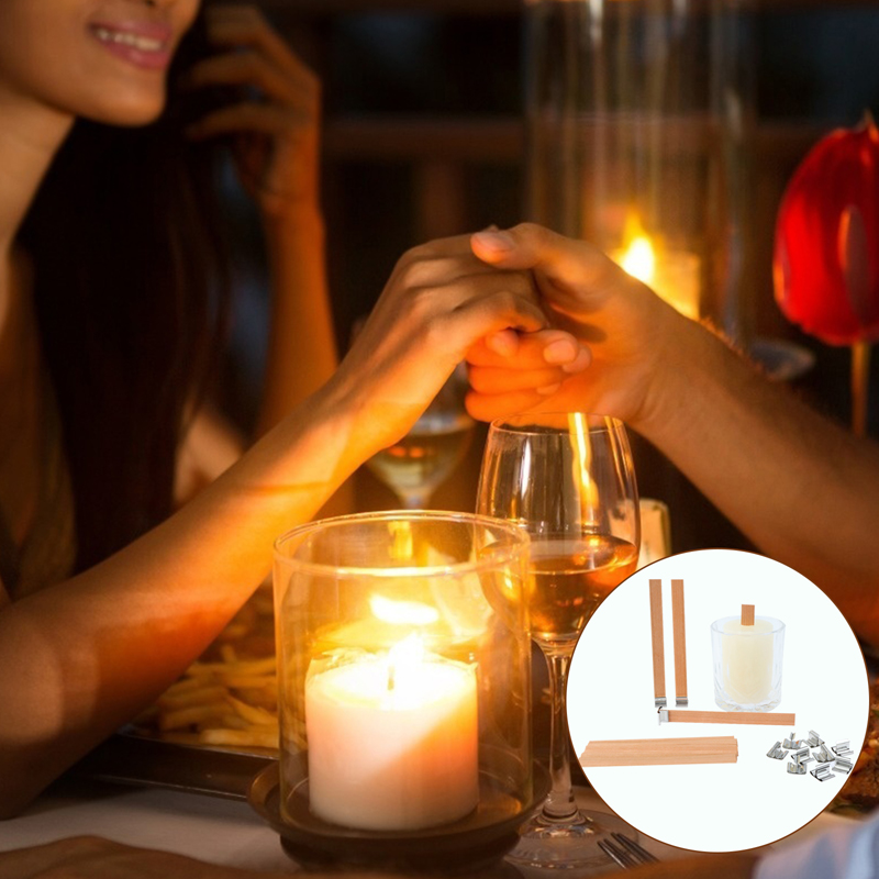 Mèche de bougie en bois avec l - Wooden Wick Candle avis et prix
