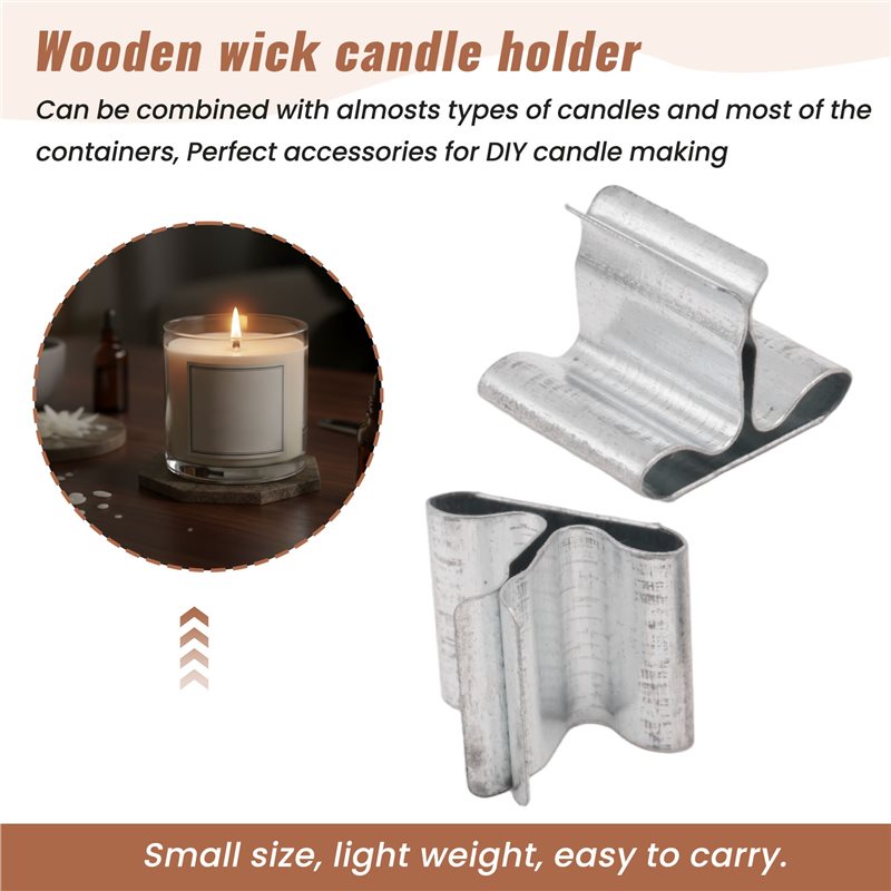 Nouvel arrivage : 100 supports - Wooden Wick Candle avis et prix