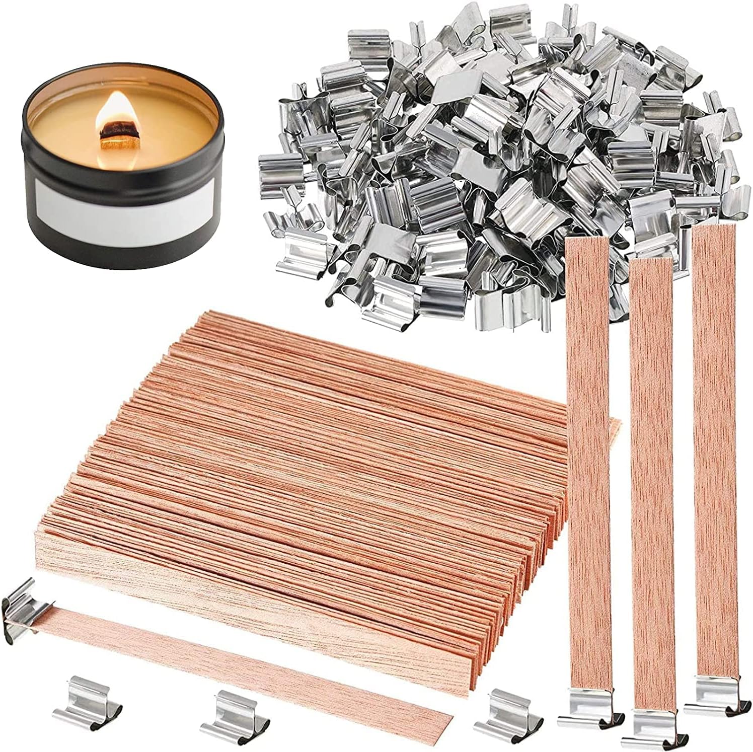 Mèche de tranche de bois de bo - Wooden Wick Candle avis et prix