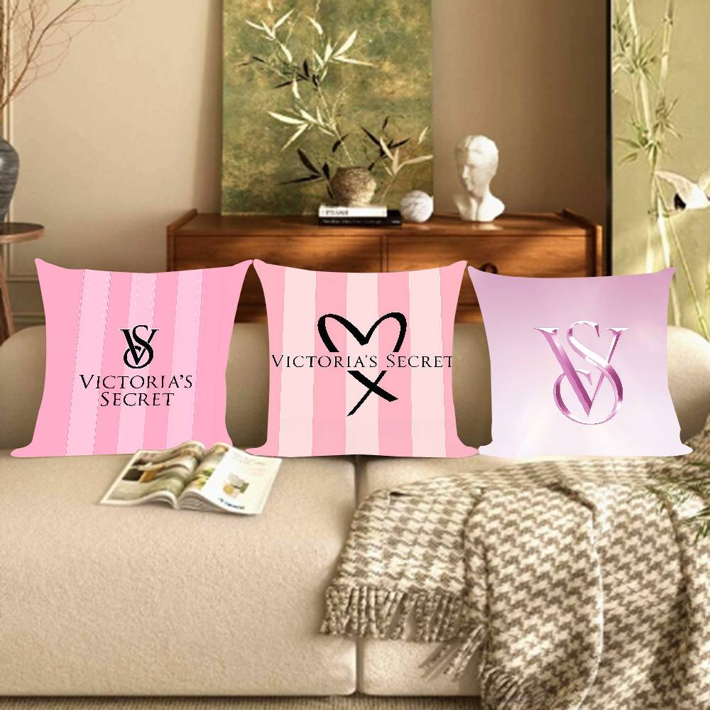 Housse de coussin rose, taie d - Home Fragrance Victoria Secret avis et prix