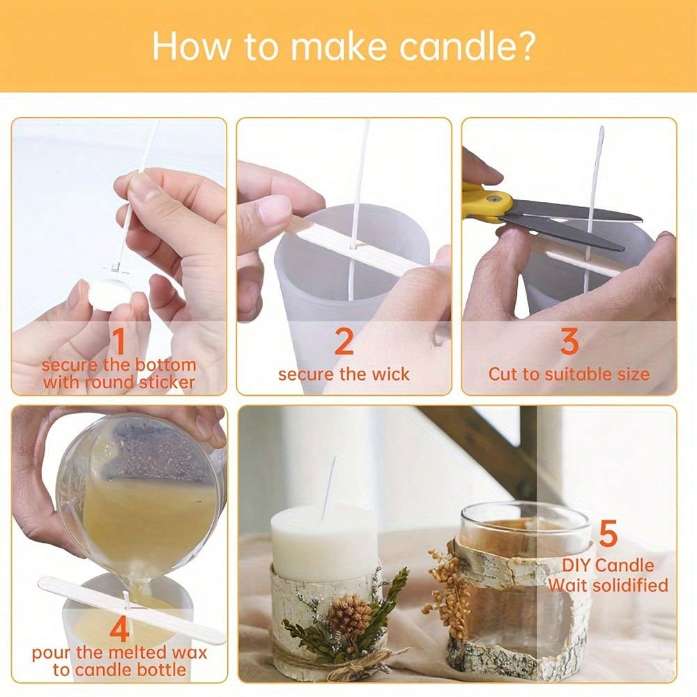 5/10/20/30/50 pièces Ensemble  - Wooden Wick Candle avis et prix