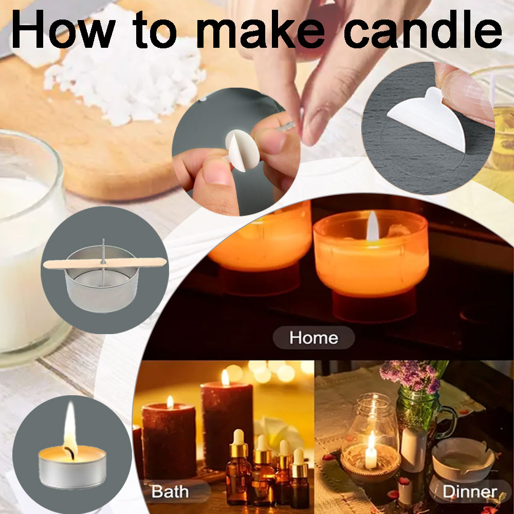 Mèche de bougie à fleurs, 55 p - Wooden Wick Candle avis et prix