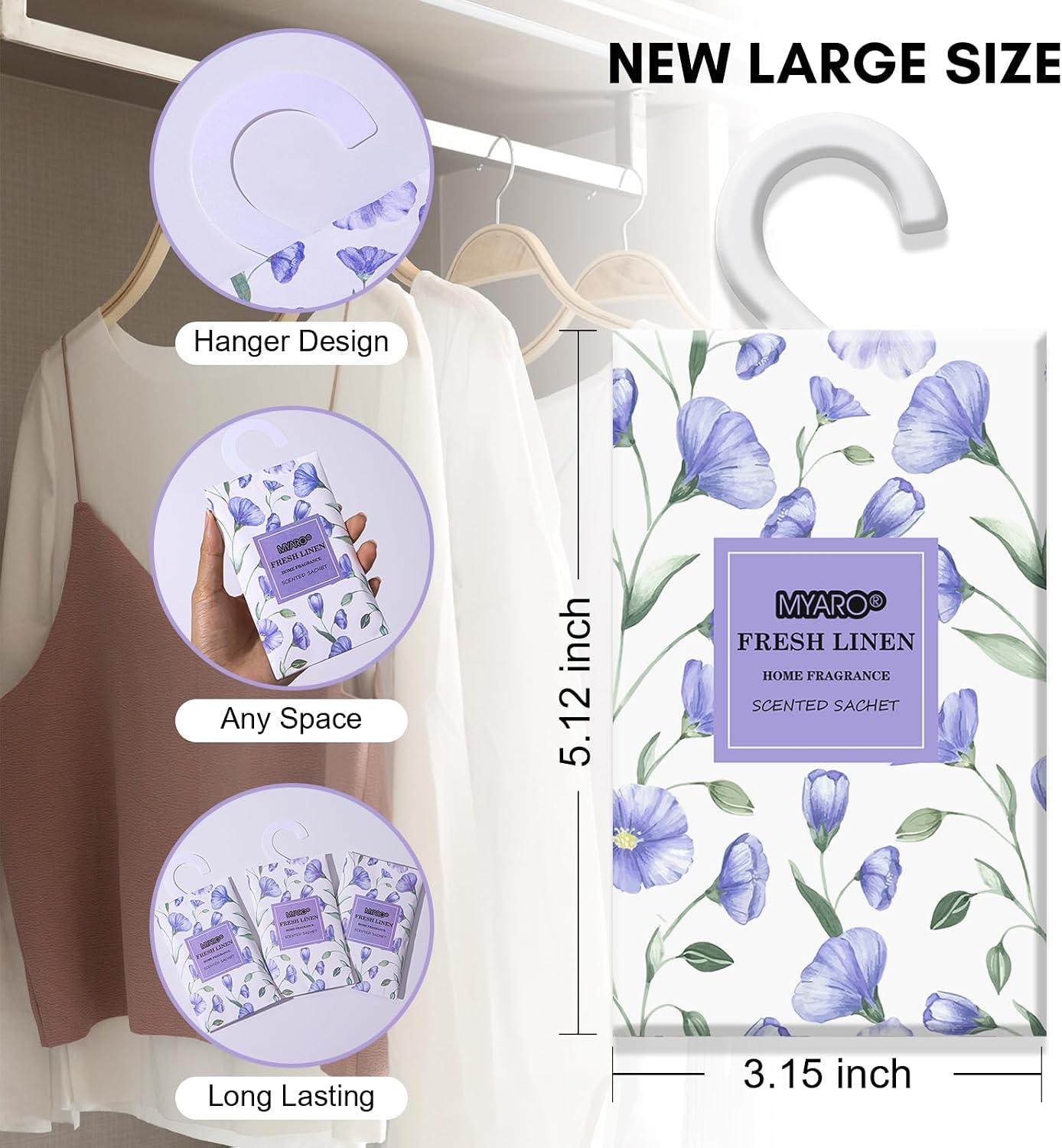 12 Sachets parfumés en lin pou - Home Fragrance Linen avis et prix