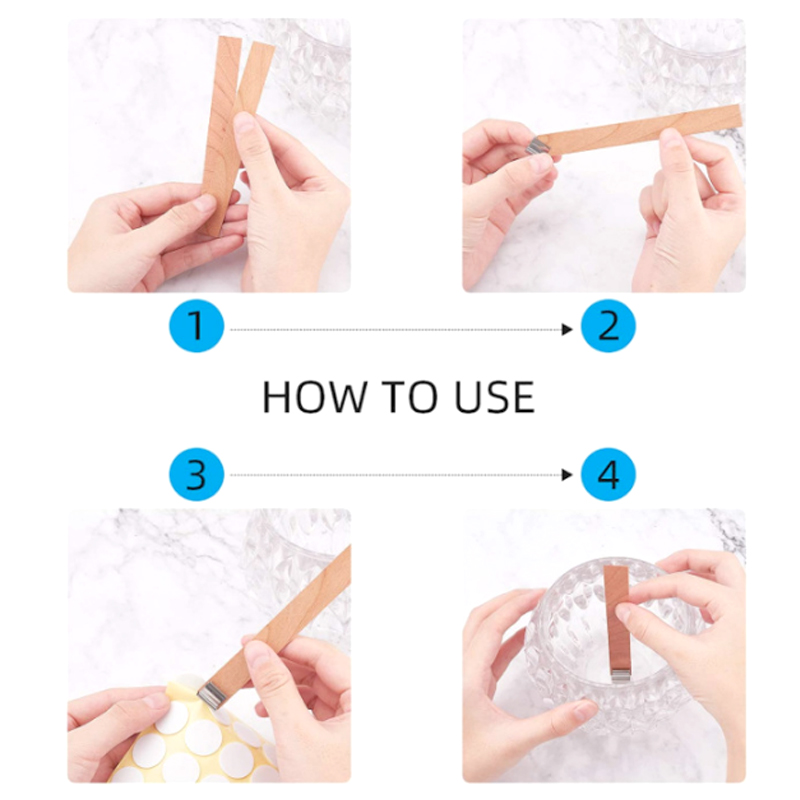 30 pièces de mèches de bougie  - Wooden Wick Candle avis et prix