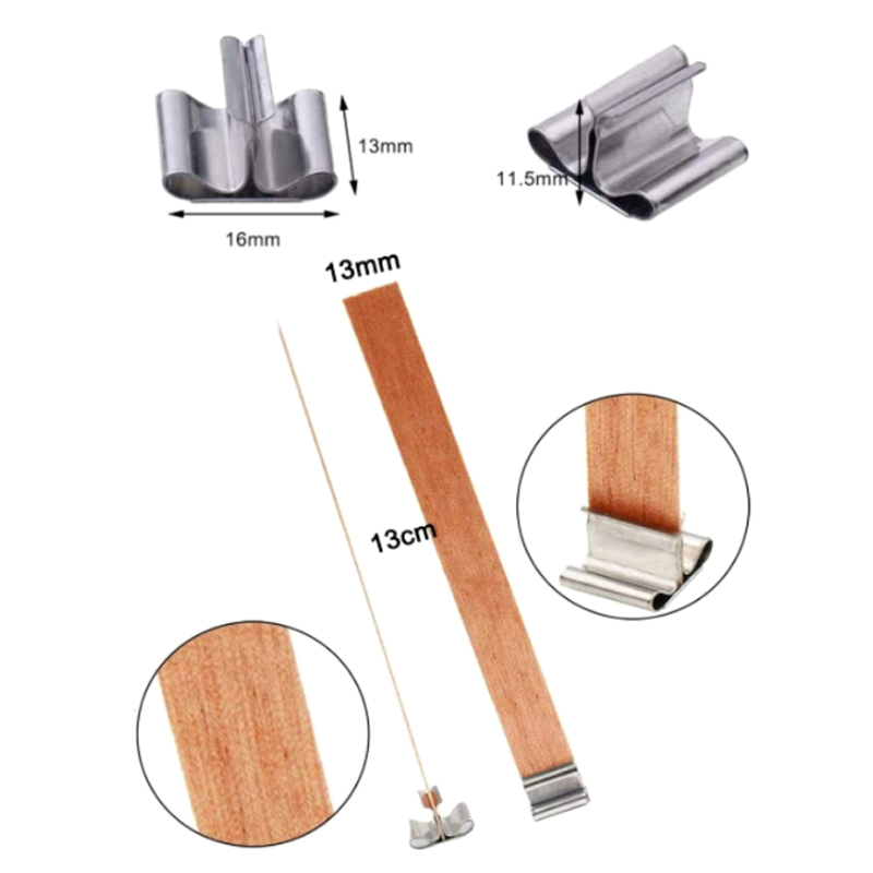 30 pièces de mèches de bougie  - Wooden Wick Candle avis et prix