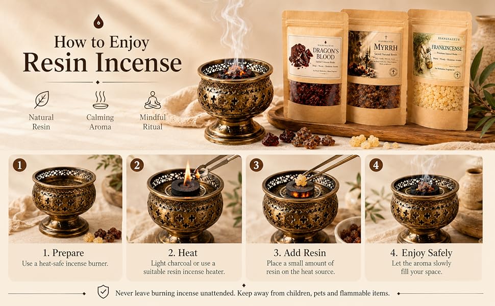 Encens en Résine Naturelle Mul - Home Fragrance Types avis et prix