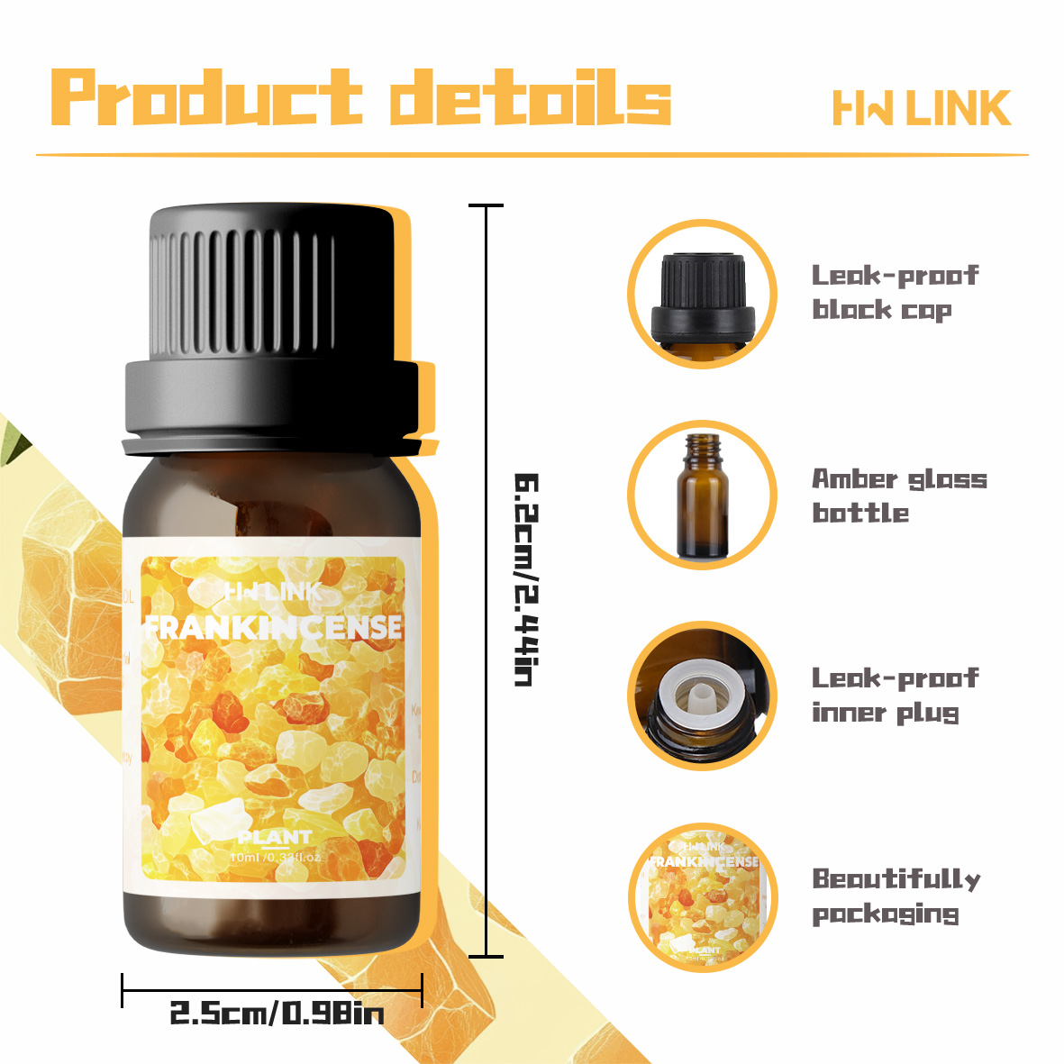 Huile essentielle d'encens 10m - Home Fragrance Diffuser Oil avis et prix